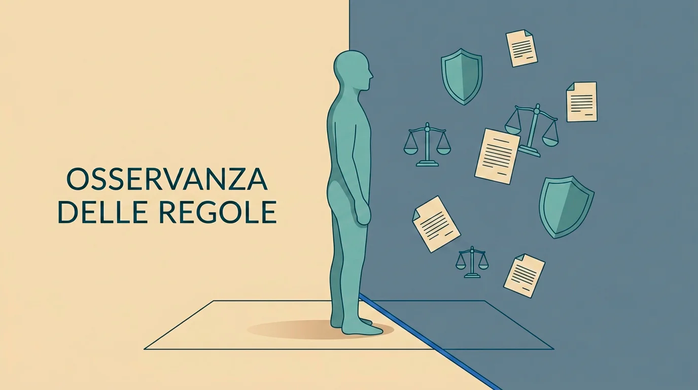 Diagramma delle aree di tutela conservate e perdute dal giocatore italiano sulla scelta fra concessione ADM e operatore non AAMS.